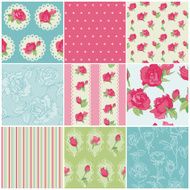 Set of Floral Backgrounds