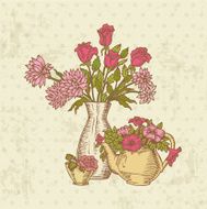 Doodle Flower Arrangements