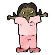 cartoon nurse shrugging N2