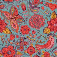 Abstract retro doodle pattern N21
