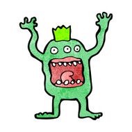 cartoon alien monster N60