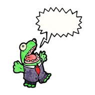 cartoon frog in suit N3