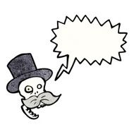funny cartoon skull N72