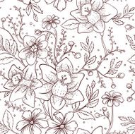 floral seamless pattern N125