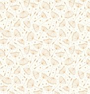 Floral decorative endless pattern