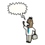 cartoon shouting businessman N5