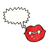 sexy vampire cartoon lips N8