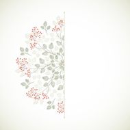Greeting card with flowers N4