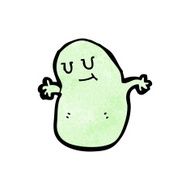 cartoon little blob monster N2