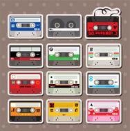 music Tapes stickers N3