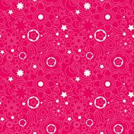 seamless geometrical pattern with stars and flowers N3