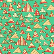 Seamless pattern of triangle