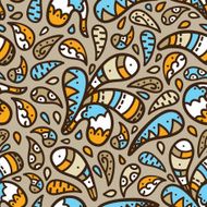 colorful doodle pattern N2