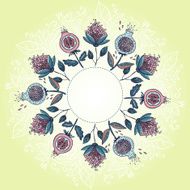 Cute banner with flowers N5