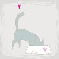 Eating Cat