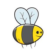 Cartoon Bee N217