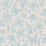 Flowers seamless pattern N8