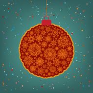 Beautiful Christmas ball illustration EPS 8 N2