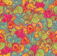 hand-drawn waves pattern N2