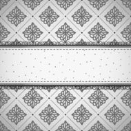 Classic card with ornament