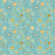 Floral hearts pattern