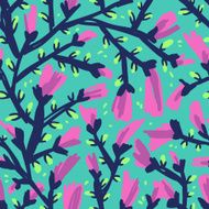 Vector floral seamless pattern N14