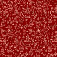 Christmas seamless pattern N68