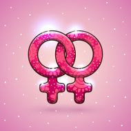 Female homosexual symbol