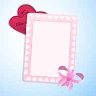 Valentine&#039;s day gift card Vector illustration N11
