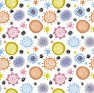 Abstract seamless floral pattern N6