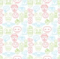 Monsters pattern N8