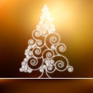 Retro christmas card Template EPS 8 N4