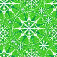 Seamless snowflakes pattern N3