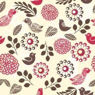Retro floral seamless background N18