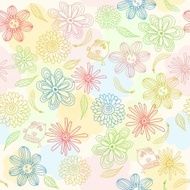 Seamless Floral Pattern N217