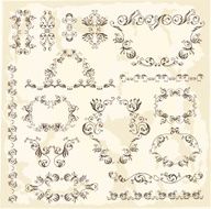 Floral elements and frames
