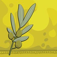 Olive branch pattern