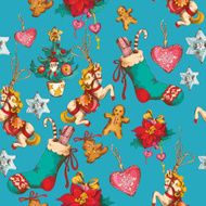 Christmas seamless pattern N69