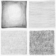 Abstract pencil scribbles background collection Paper texture