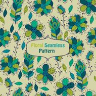 Vector seamless floral pattern N209