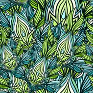 Seamless pattern of lotos