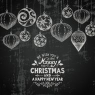 Chalkboard Christmas Card