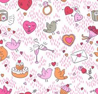 Seamless love pattern N13