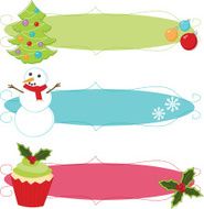 Sketchy Christmas Banners