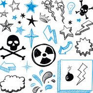 Hand drawn design elements N21