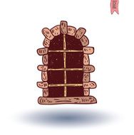 Window set doodle Vector illustration N33