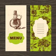 Menu for restaurant cafe bar N2
