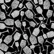 Wine glasses seamless pattern winery theme background N3