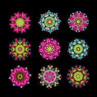 Set of floral arabesque for your design N2
