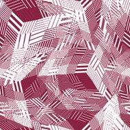 Rhythmic textured endless pattern red continuous grunge
